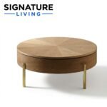 Signature Living Round Starburst Oak Coffee Table